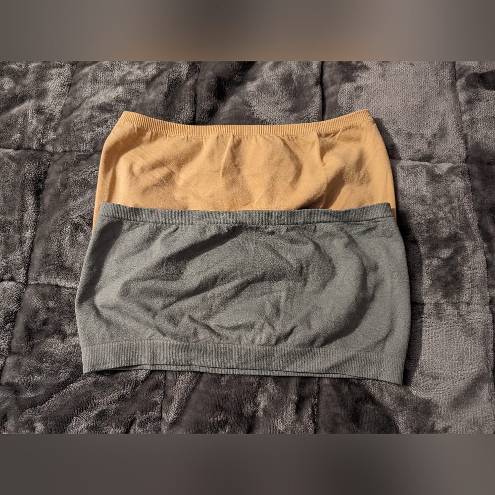 💦 3/$10 Strapless Bandeau Bra Bundle of 2